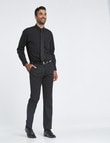 Van Heusen Long-Sleeve Poplin Shirt, Classic Fit, Black product photo View 03 S