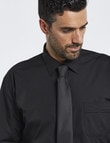 Van Heusen Long-Sleeve Poplin Shirt, Classic Fit, Black product photo View 04 S