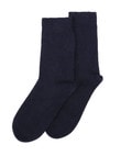 Levante Pina Wool Crew Sock, Navy product photo View 02 S