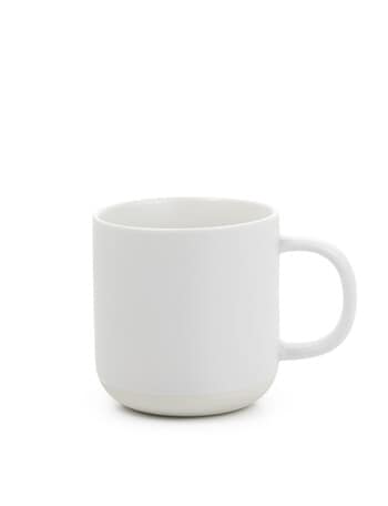 Momento Havanna Mug, White, Set of 4, 330ml product photo