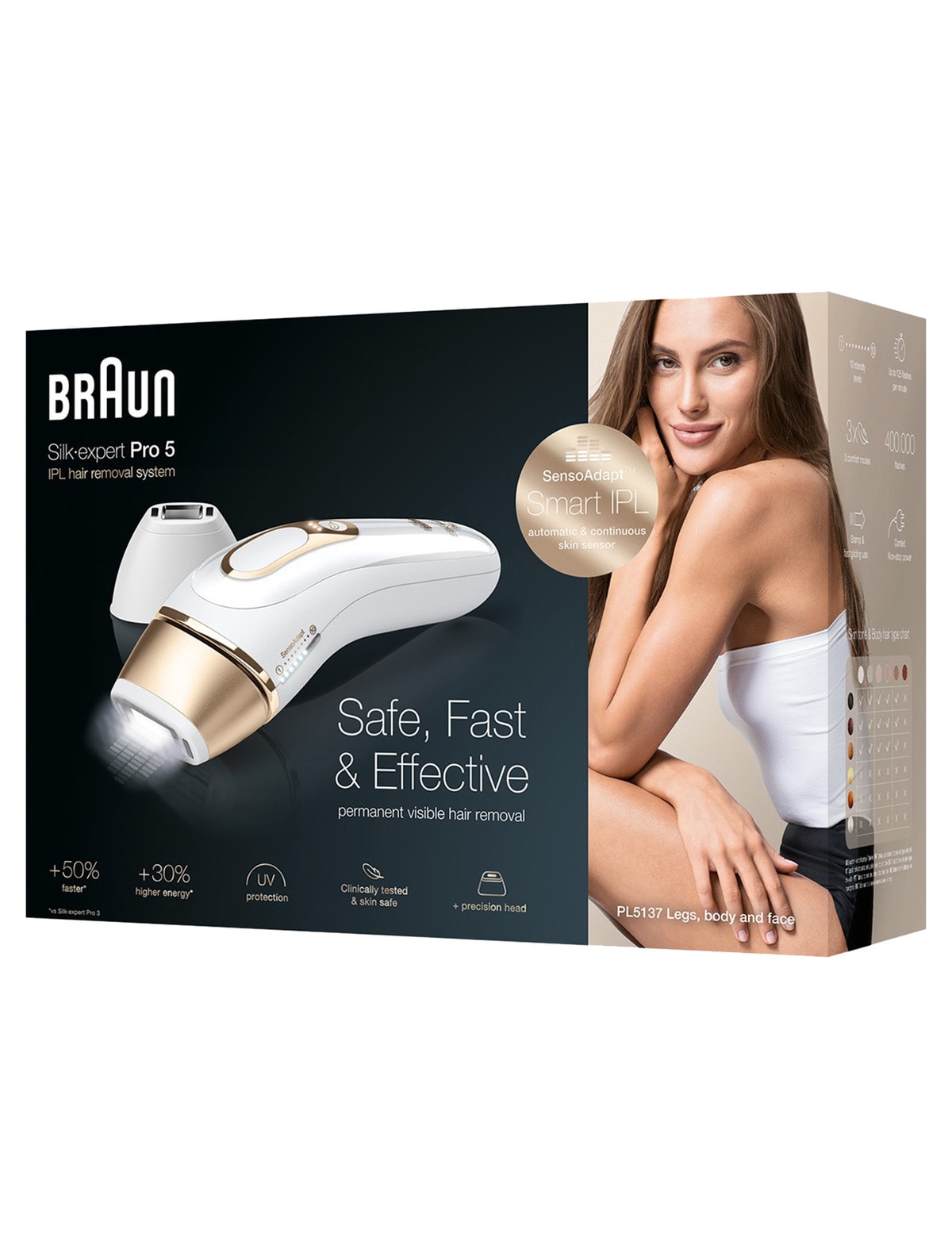 Braun Silk Expert Pro 5 PL5137 IPL Hair Remover - Exotique