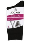 Jockey Woman Fine Merino Argyle Crew-Sock, Black product photo