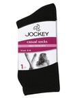 Jockey Woman Ultimate Merino Crew Sock, Black product photo
