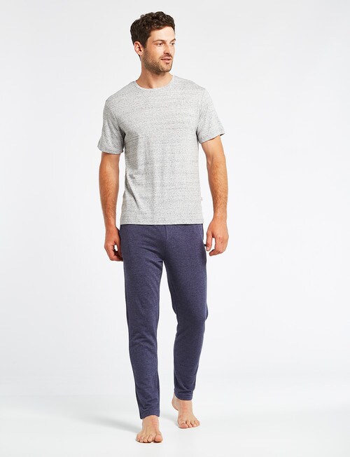 Mazzoni Loungewear Soft-Touch Cotton-Modal Top, Grey Marle product photo View 03 L