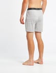 Mazzoni Loungewear Soft-Touch Cotton-Modal Short, Grey Marle product photo View 02 S