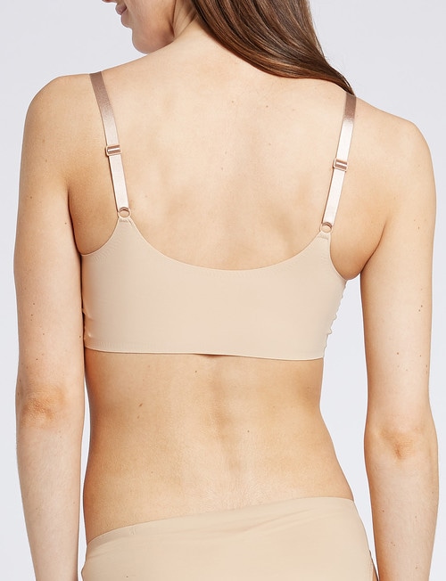 Calvin Klein Invisibles LL Retro Bralette, Bare, XS-XL product photo View 02 L