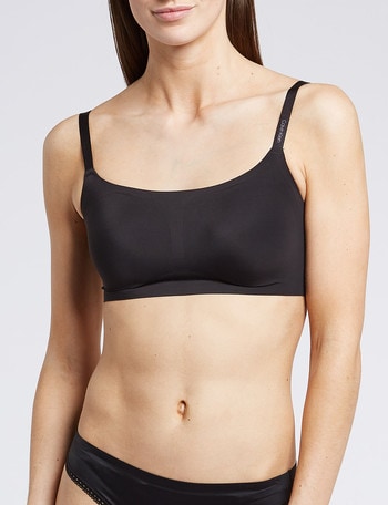 Calvin Klein Invisibles LL Retro Bralette, Black, XS-XL product photo