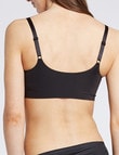 Calvin Klein Invisibles LL Retro Bralette, Black, XS-XL product photo View 02 S