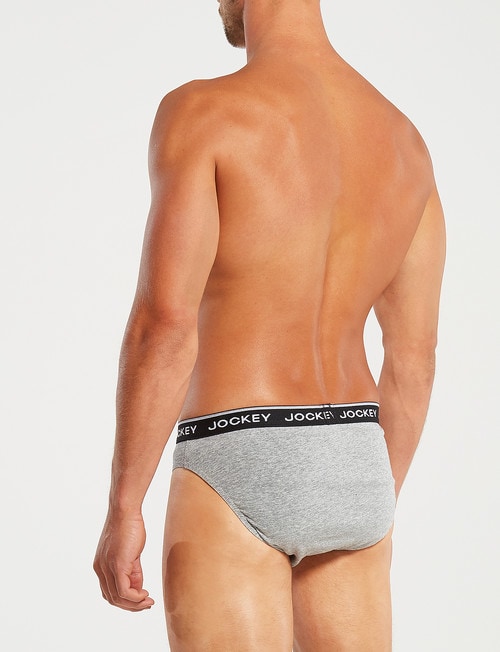 Jockey Classic Hipster Brief, 4-Pack, Grey & Black product photo View 02 L