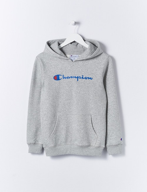 Champion Script Hoodie, Oxford Heather product photo
