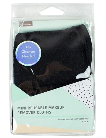 Simply Essential Mini Reuseable Makeup Remover Cloths 2-pack product photo