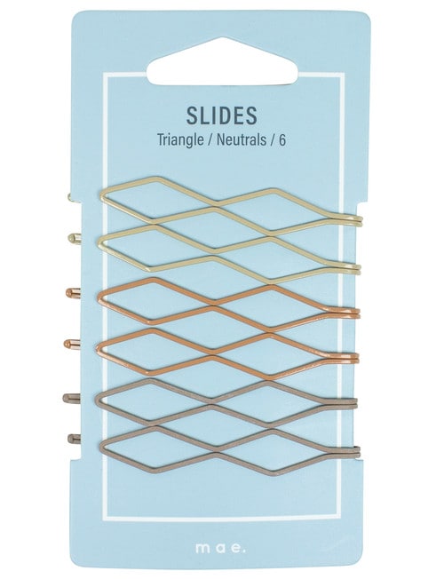 Mae Slides Triangle Neutrals, 6-pack product photo