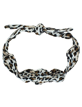 Mae Headband Muslin Leopard product photo
