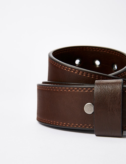 Chisel Heavy Duty Work Belt, Brown product photo View 02 L