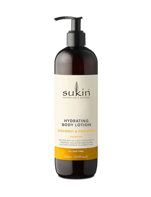 Sukin Hydrating Body Lotion, Coconut & Pineapple, 500ml product photo