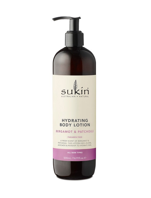Sukin Hydrating Body Lotion, Bergamot & Patchouli, 500ml product photo