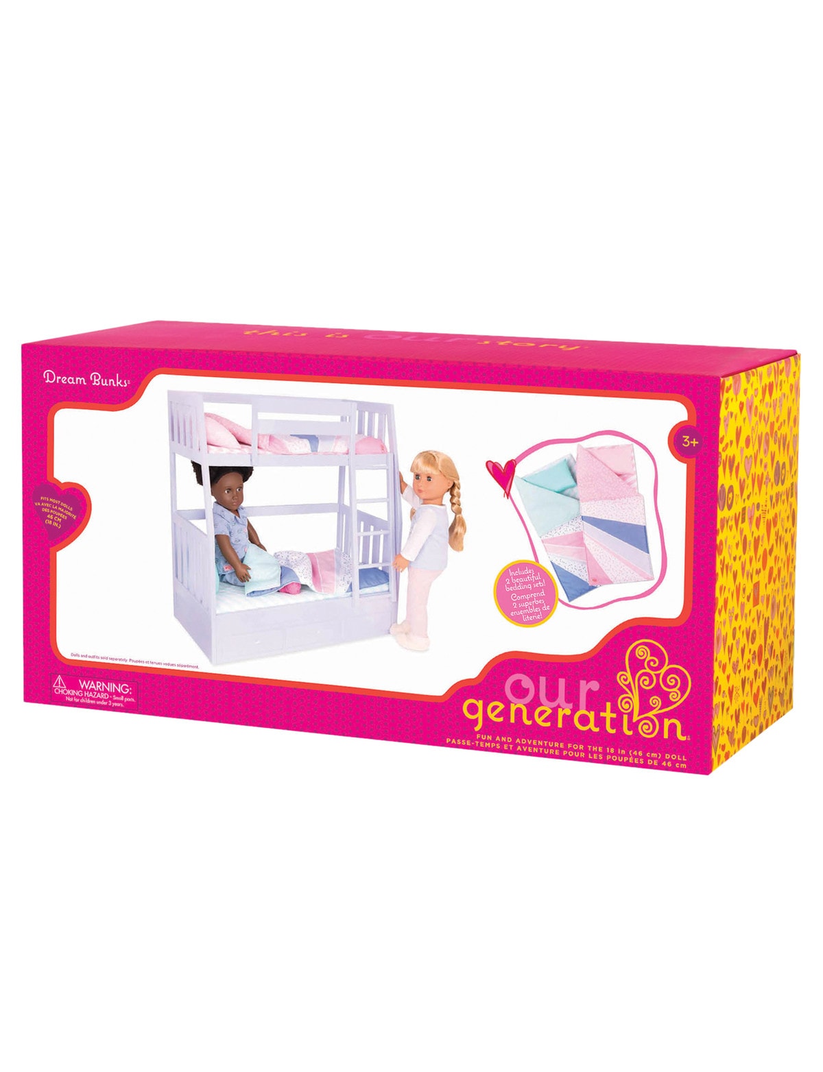 Our Generation Dream Bunk Beds Dolls & Accessories