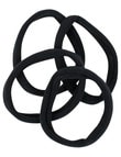 Mae Large Elastics Ponytailers Black 4-pack product photo