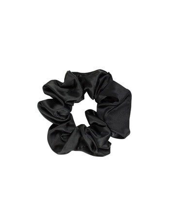 Mae Elastic Scrunchie Satin Black product photo