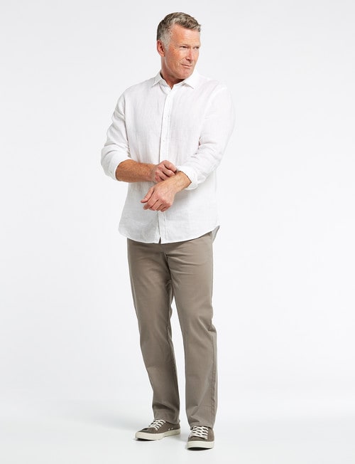 Chisel Classic Chino Pant, Taupe product photo View 03 L