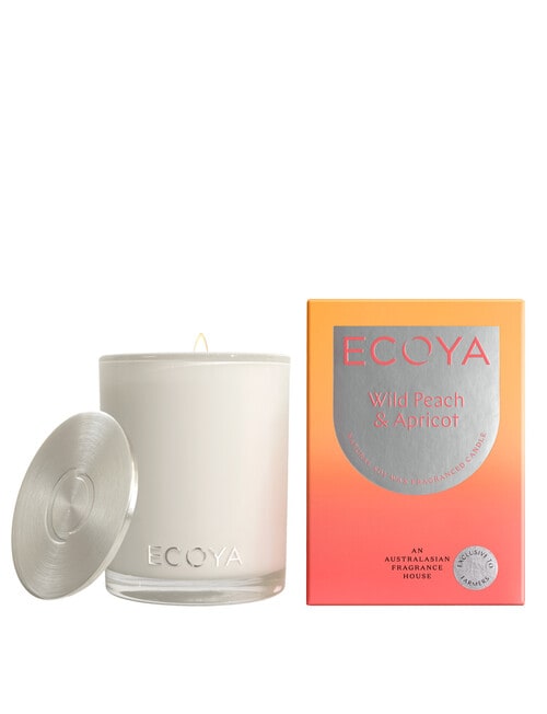 Ecoya Wild Peach & Apricot Madison Candle, 400g product photo