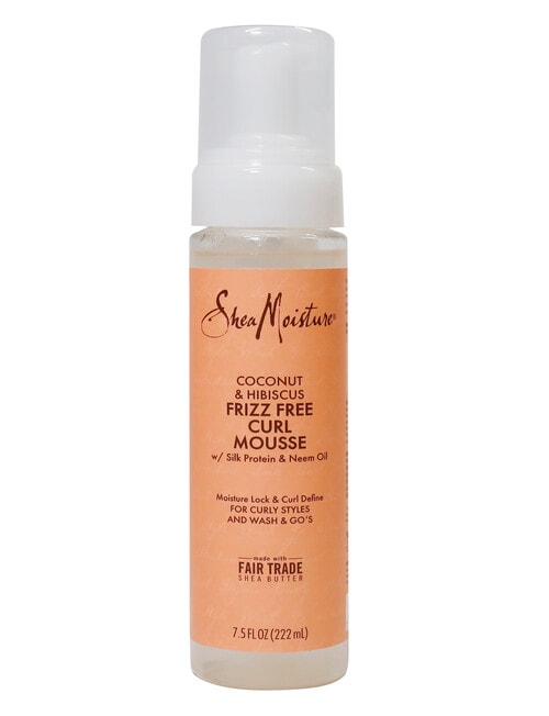 Shea Moisture Coconut & Hibiscus Frizz Free Curl Mousse, 222ml product photo