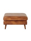 LUCA Furniture Hendrix Leather Ottoman product photo