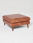 LUCA Furniture Hendrix Leather Ottoman product photo