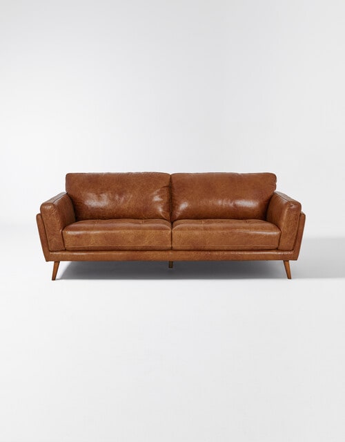 LUCA Hendrix II Leather 3 Seater Sofa product photo