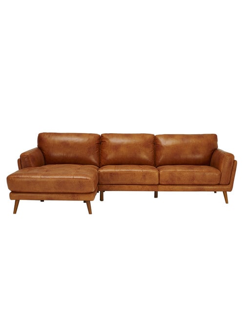 LUCA Furniture Hendrix Leather 2.5 Seater with Left Hand Chaise product photo