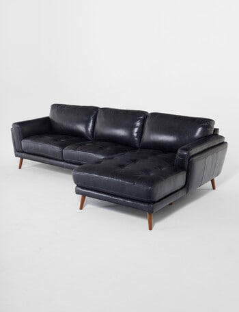 LUCA Furniture Hendrix Leather 2.5 Seater with Right Hand Chaise product photo