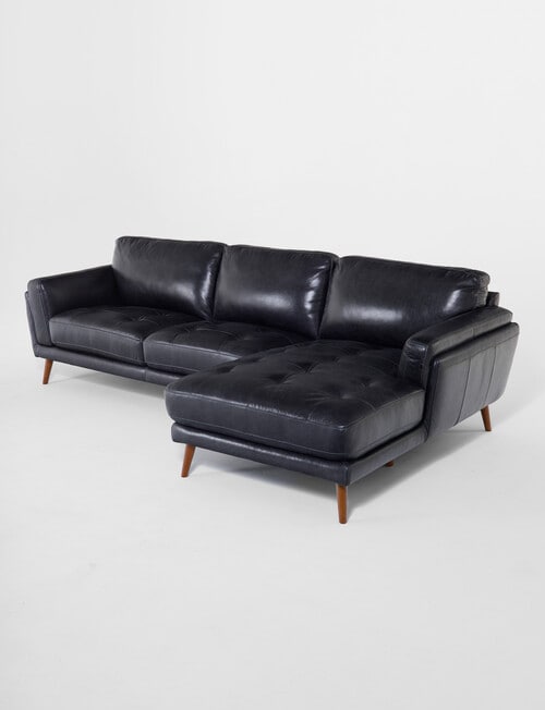 LUCA Furniture Hendrix Leather 2.5 Seater with Right Hand Chaise product photo