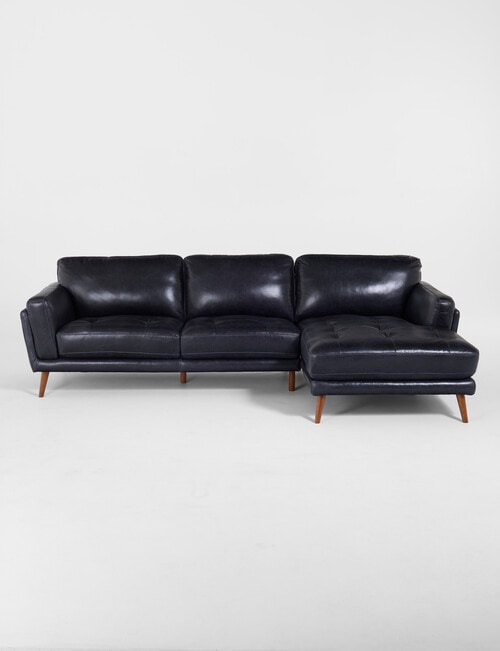 LUCA Hendrix II Leather 2.5 Seater with Right Hand Chaise product photo View 02 L