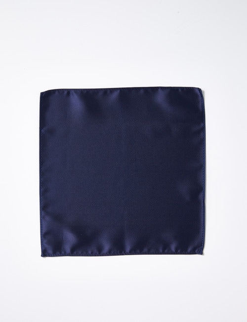 Laidlaw + Leeds Pocket Square, Navy product photo View 02 L