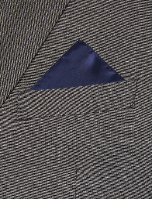 Laidlaw + Leeds Pocket Square, Navy product photo View 03 L