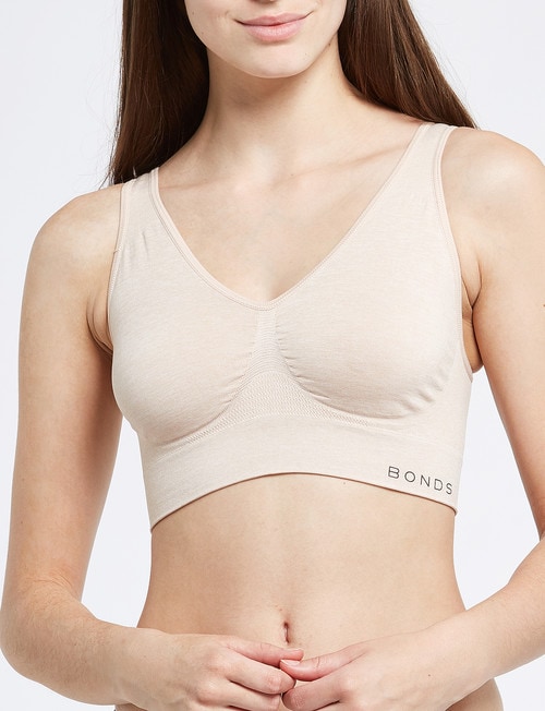 Bonds Seamfree Comfy Crop, Dust, XS-3XL product photo