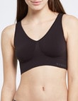 Bonds Seamfree Comfy Crop, Black, XS-3XL product photo