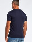 Chisel Ultimate Crew Tee, Navy product photo View 02 S