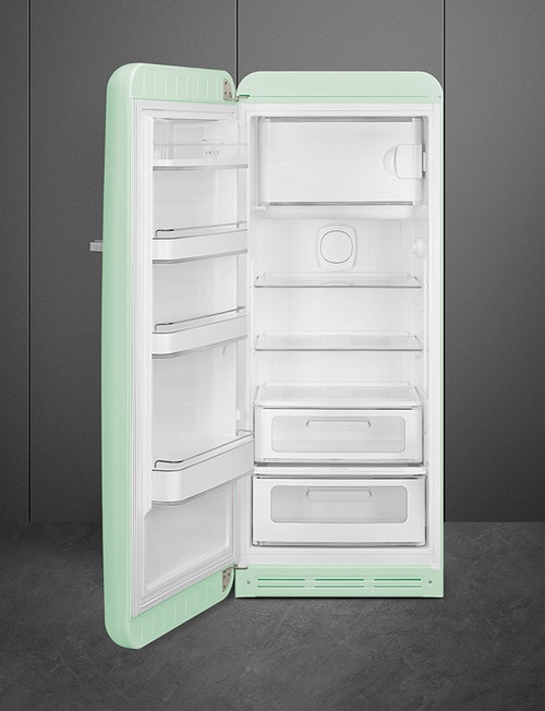 Smeg Smeg 281L Fridge with Ice Box, Pastel Green, FAB28RPG3AU product photo View 03 L