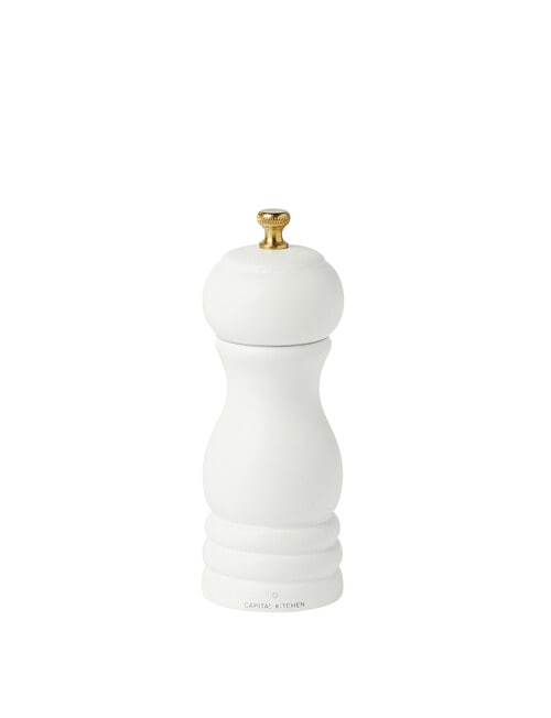 Capital Kitchen Salt & Pepper Mill, White, 12.5cm product photo