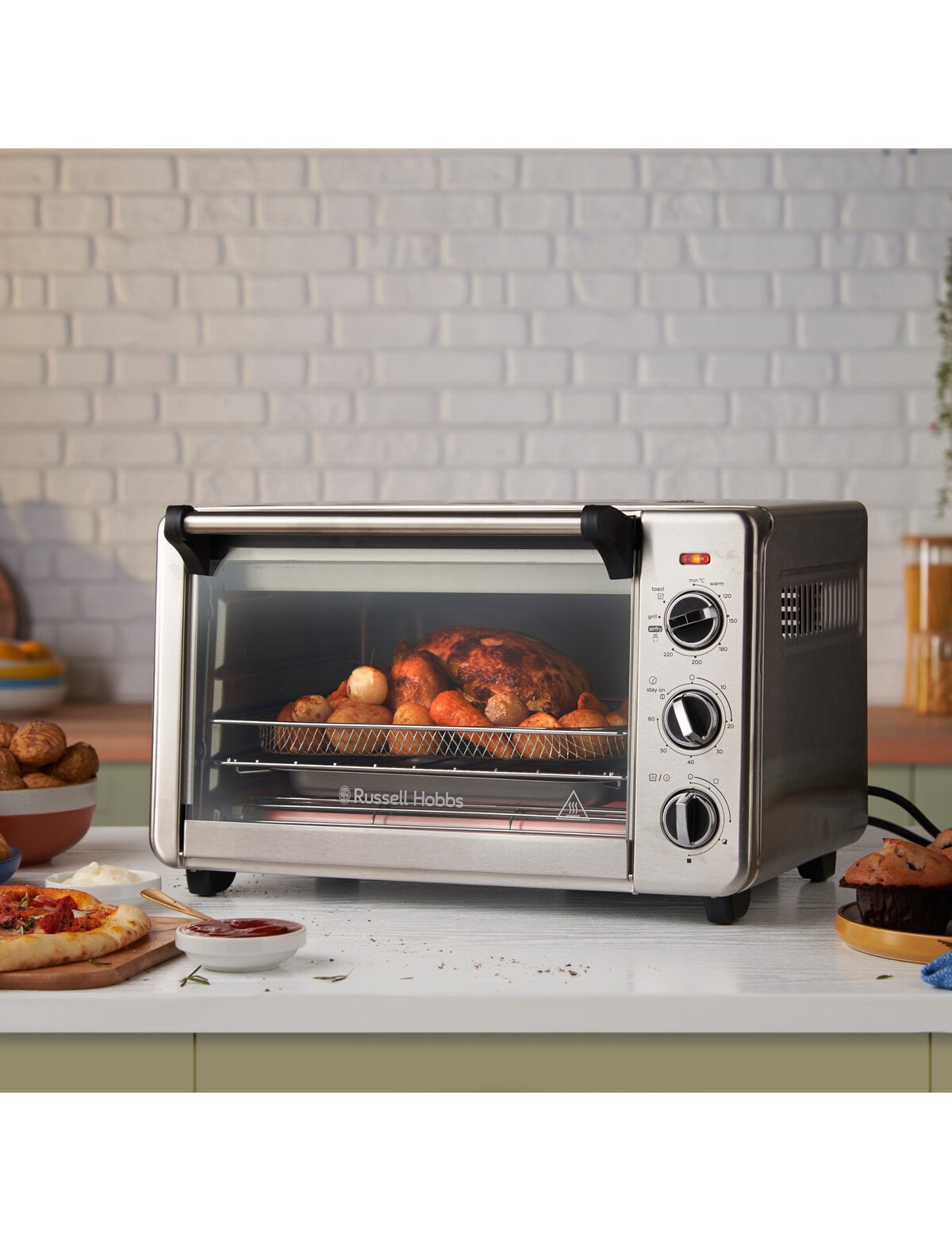 Mini Oven Russell Hobbs Rhtov25 Russell Hobbs Air Fry Crisp'N Bake