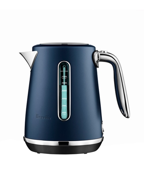 Breville Soft Top Luxe Kettle, Damson Blue, BKE735DBL Kettles Jugs