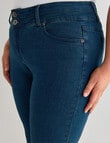 Denim Republic Curve Straight Leg Jean, Dark Wash product photo View 04 S