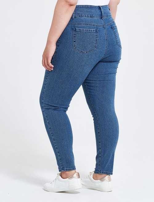 Denim Republic Curve Skinny Jean, Light Wash product photo View 02 L
