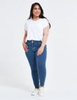 Denim Republic Curve Skinny Jean, Light Wash product photo View 03 S