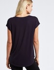 Bodycode V-Neck Boxy Tee, Eclipse product photo View 02 S