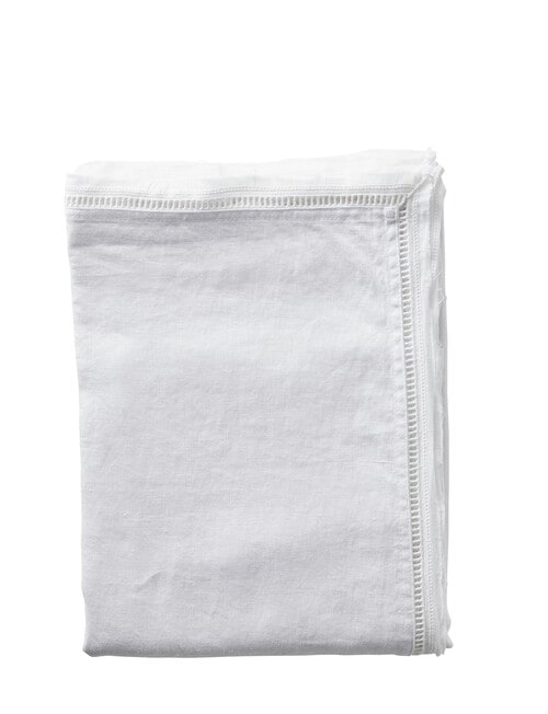 Momento Hampton Tablecloth, White, 250cm product photo