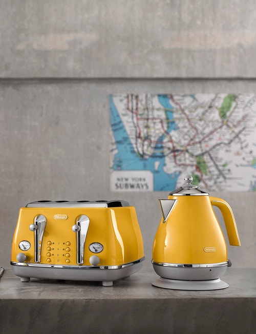DeLonghi Icona Kettle , Yellow, KBOC2001Y product photo View 03 L