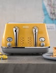 DeLonghi Icona 4 Slice Toaster, Yellow, CTOC4003Y product photo View 03 S