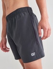 Gym Equipment Microfibre Stretch Short, Slate product photo View 04 S